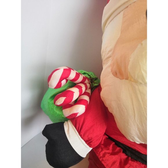 Stuffed Santa Claus International Silver Co Parachute Nylon Plush 18” - Picture 4 of 5
